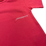 Hinnominate T-Shirt Girocollo Tinta Unita con Logo per Bambina 3646MOO162 CORALLO HINNOMINATE 