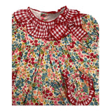 Valentina Bebes Set Abito-Coulotte Tinta Unita con Stampa Beige per Neonata
