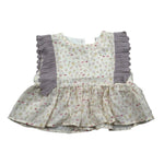 Wedoble Camicia Giromanica Tinta Unita Fantasia Floreale per Neonata V2505720E PANNA WEDOBLE 