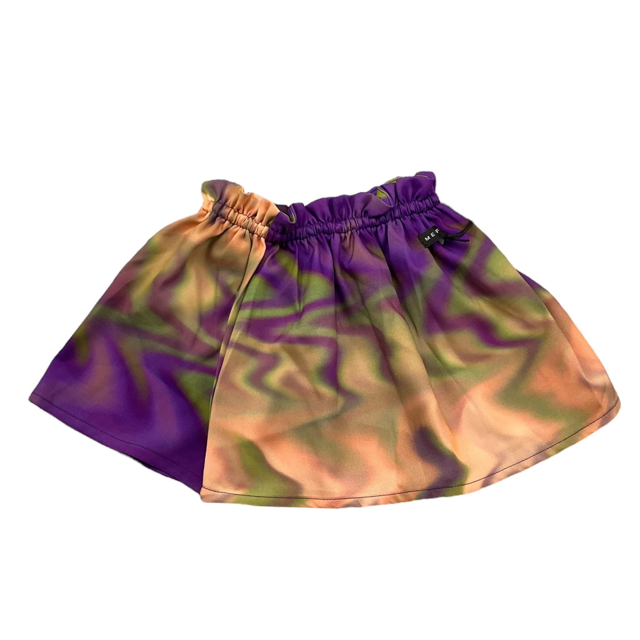 Mefui Gonna Stampa Fantasia con Elastico In Vita per Bambina MJ251524 MULTICOLOR MEFUI 