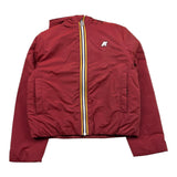 K-WAY giubbino tinta unita con zip e cappuccio Bordeaux per Bambino K7142QW BORDEAUX K-WAY 