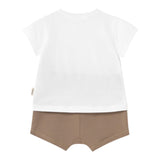Mayoral Completo 2 Pezzi T-Shirt-Bermuda per Neonato 1206 BIANCO MAYORAL 
