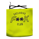 F**K Pochette Tinta Unita con Logo per Bambina FA25M01AU80FY GIALLO FLUO F**K 