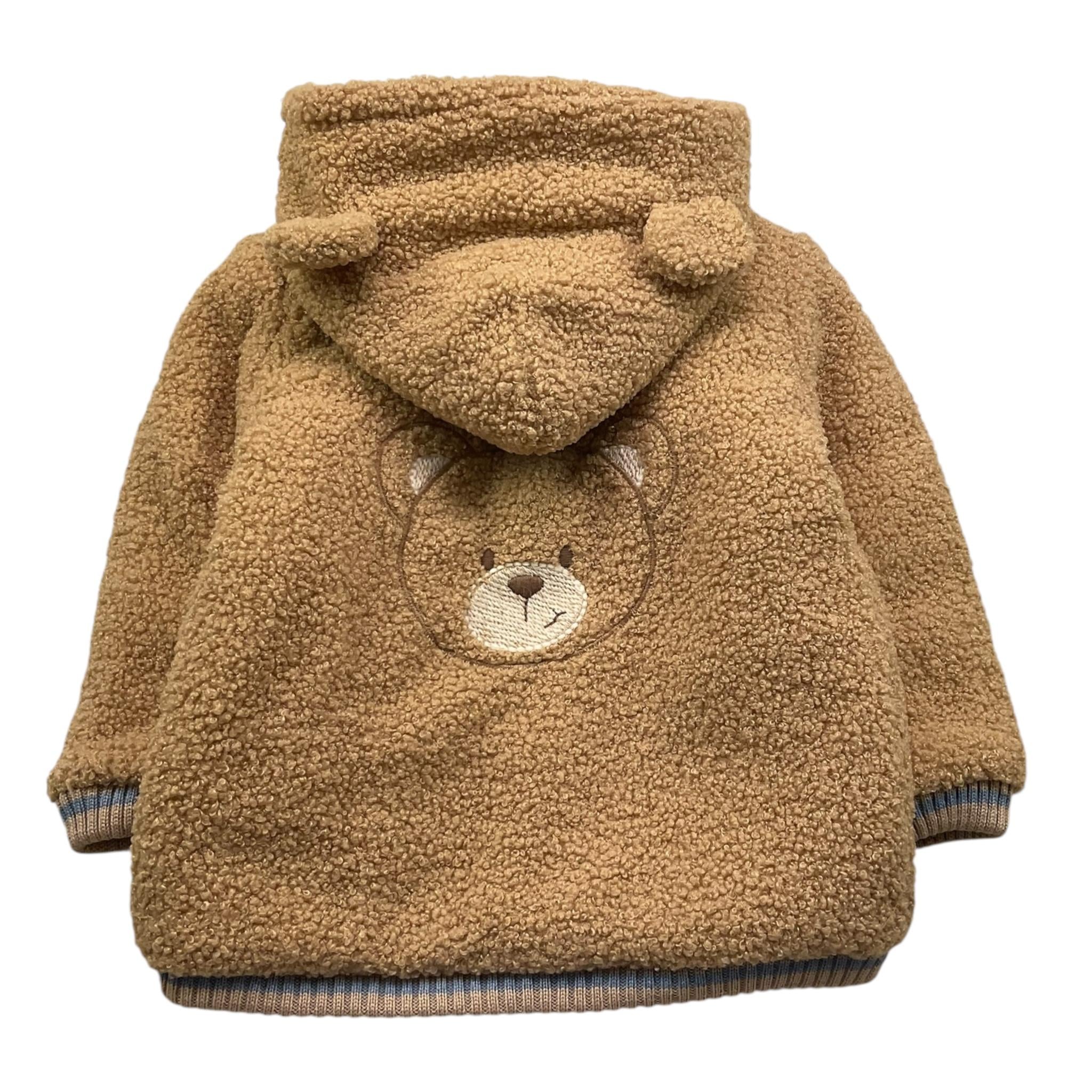 MARLU' cappotto tinta unita cn cappuccio Beige per Neonato IB6140 BEIGE MARLU' 