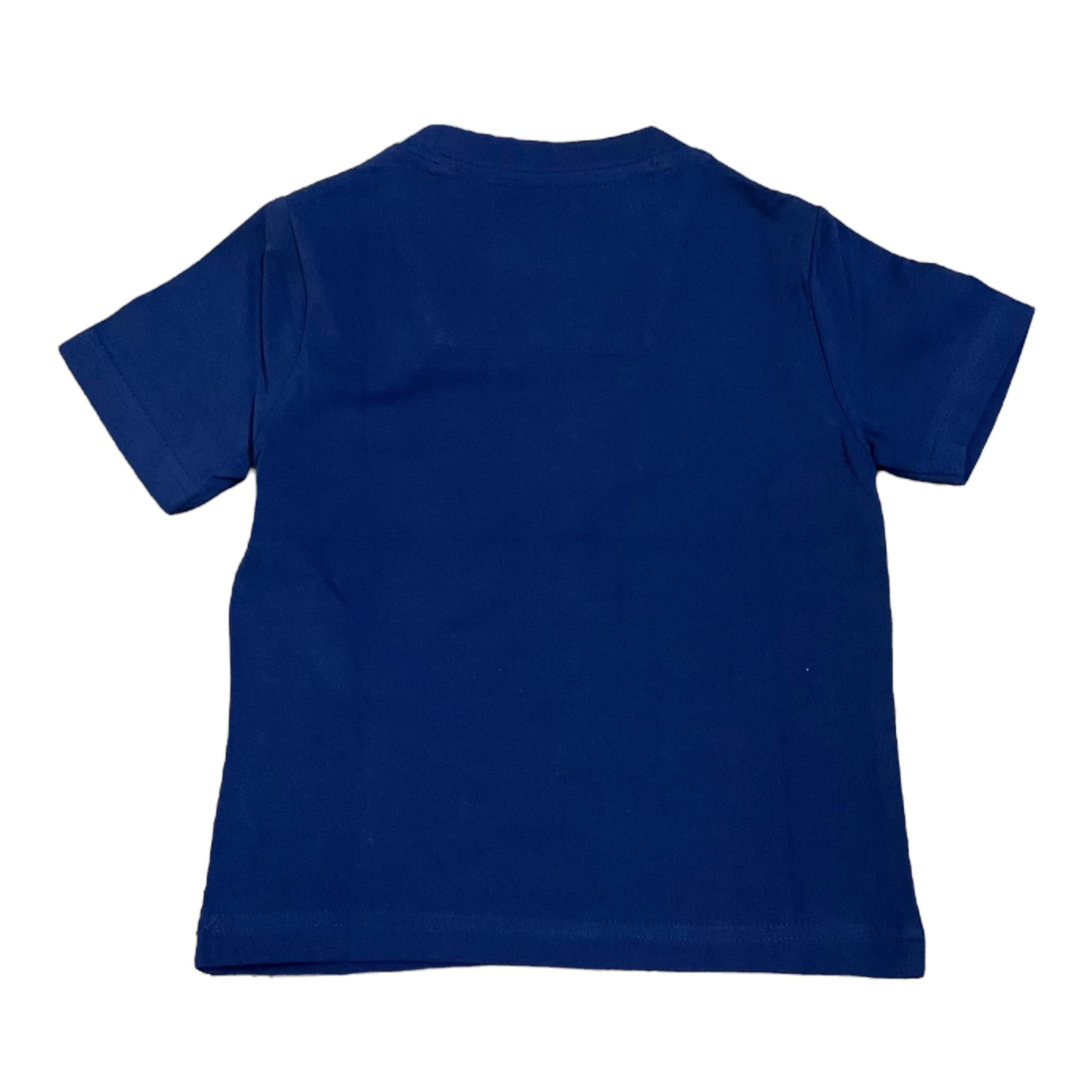 Aeronautica Militare T-Shirt Girocollo Tinta Unita con Stampa per Neonato 251TS0040AN BLU AERONAUTICA MILITARE 