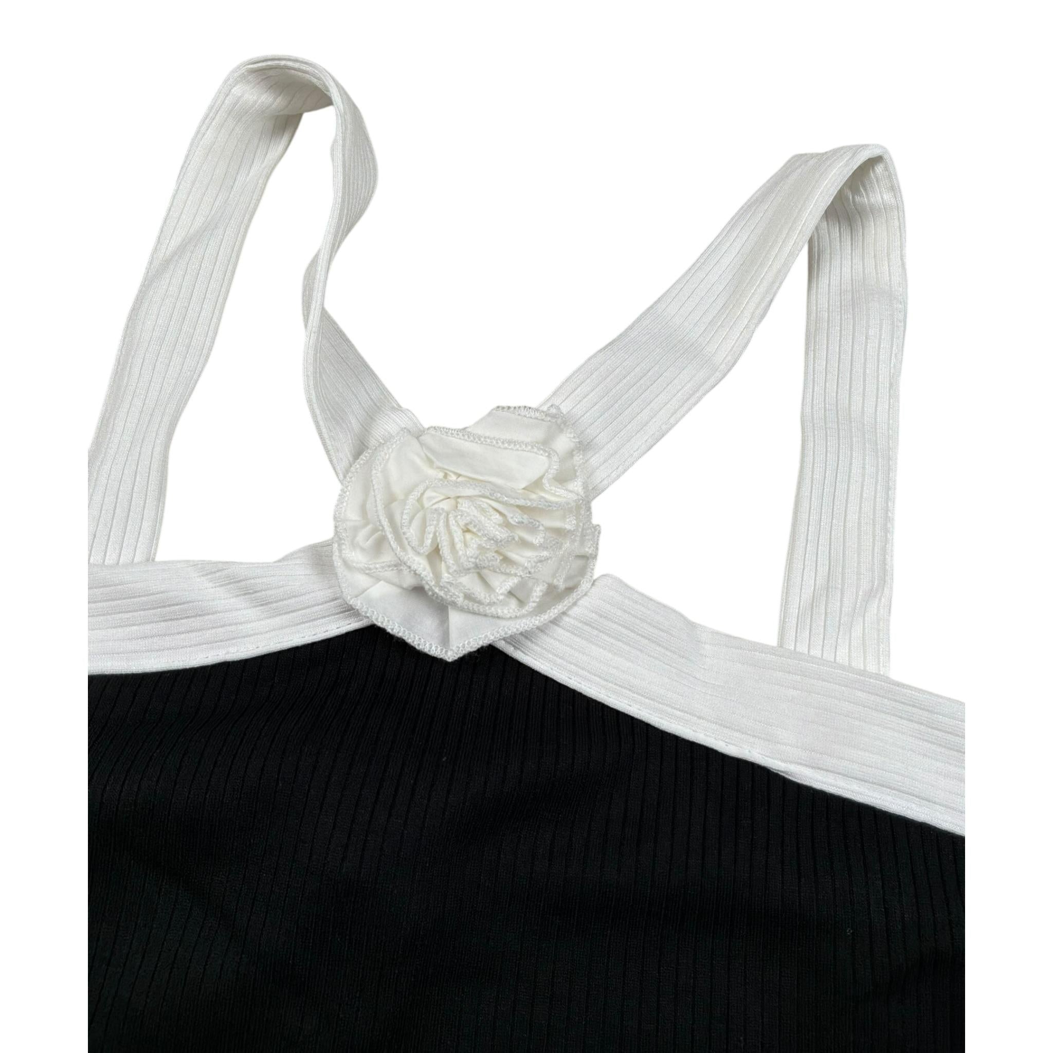 Imperial Top Tinta Unita con Applicazione per Bambina MO20070G75 NERO IMPERIAL 