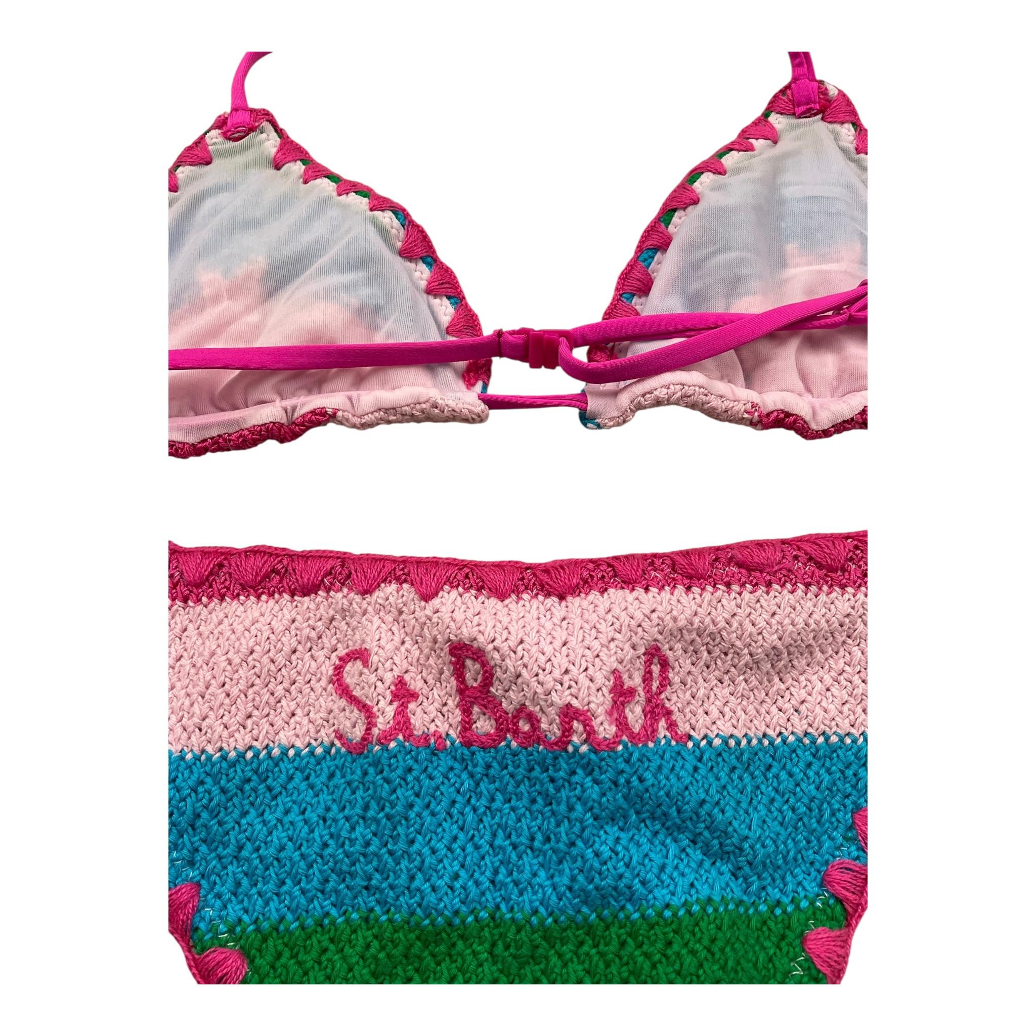 Saint Barth Costume 2 Pezzi Triangolo-Mutandina per Bambina HOLLY2157 MULTICOLOR SAINT BARTH 