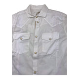 Eleventy Camicia Manica Lunga Tinta Unita Con Bottoni Bianco Per Bambino