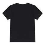Moschino T-Shirt Girocollo Tinta Unita con Stampa per Bambino HUM05C NERO MOSCHINO 