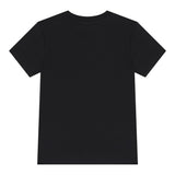 Moschino T-Shirt Girocollo Tinta Unita con Stampa per Bambino HUM05C NERO MOSCHINO 