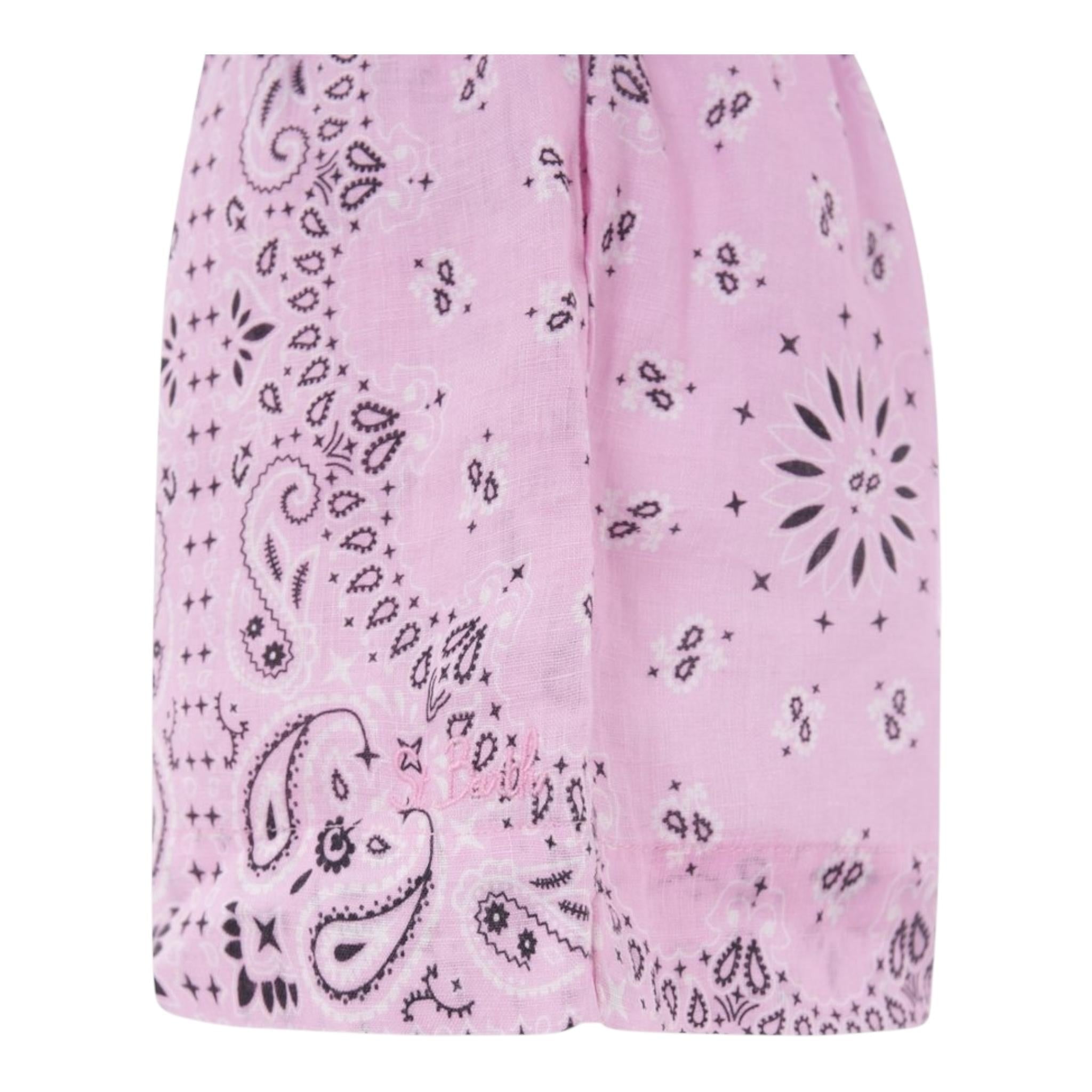 Saint Barth Short Tinta Unita Stampa Fantasia per Bambina MEA001049 ROSA SAINT BARTH 
