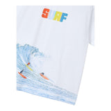 Mayoral T-Shirt Girocollo Tinta Unita con Stampa per Bambino 3046 BIANCO MAYORAL 