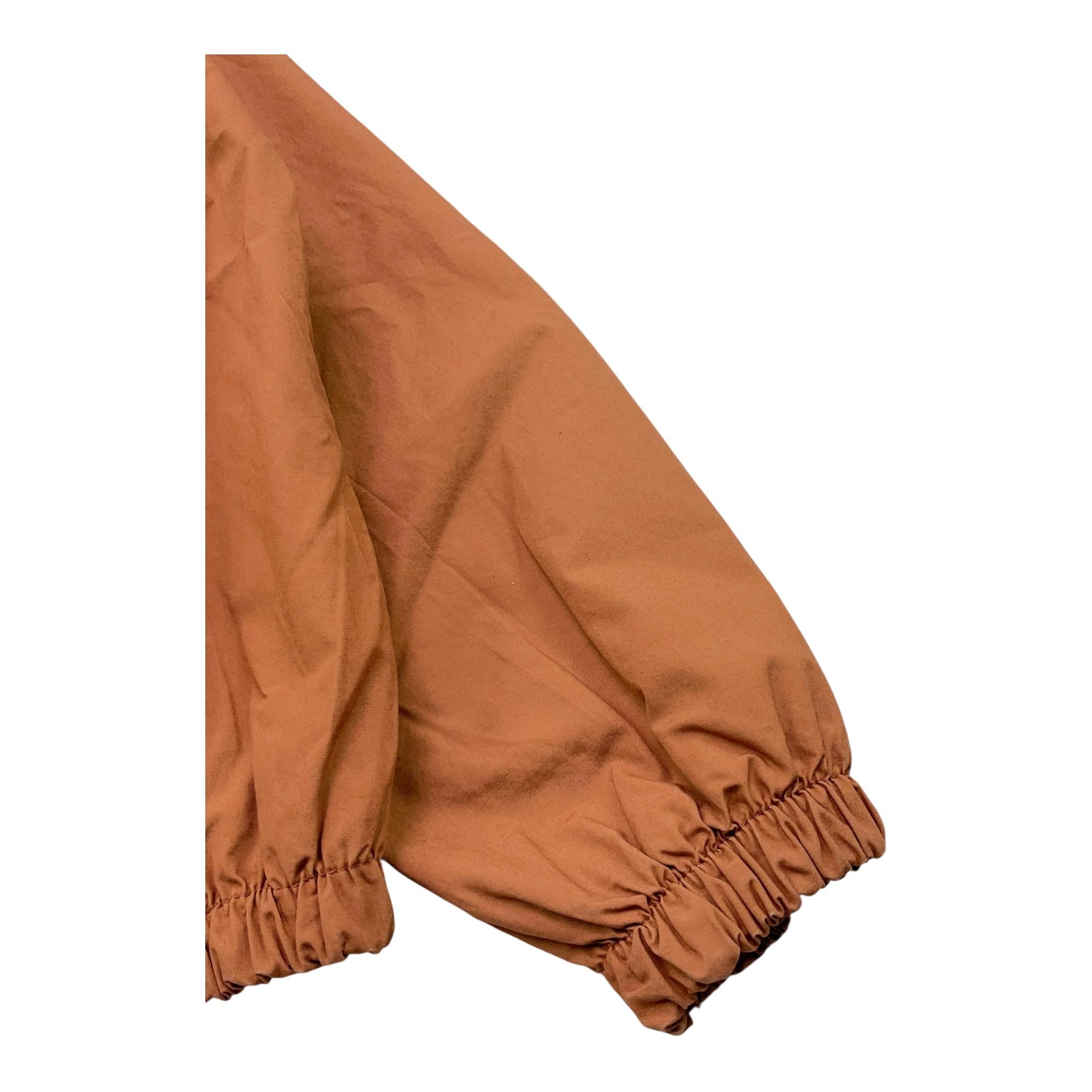 Never Too Giubbino Tinta Unita con Zip E Colletto per Bambino NT1581R MARRONE NEVER TOO 