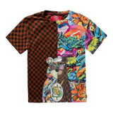 Sprayground T-Shirt Tinta Unita con Stampa E Fantasia per Bambino SPY1132 MARRONE SPRAYGROUND 