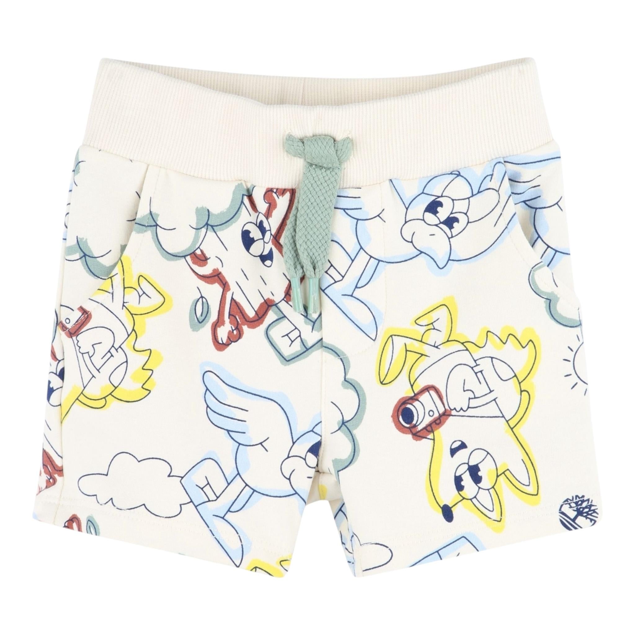 Timberland Bermuda Titna Unita con Stampe per Neonato T60393 PANNA TIMBERLAND 