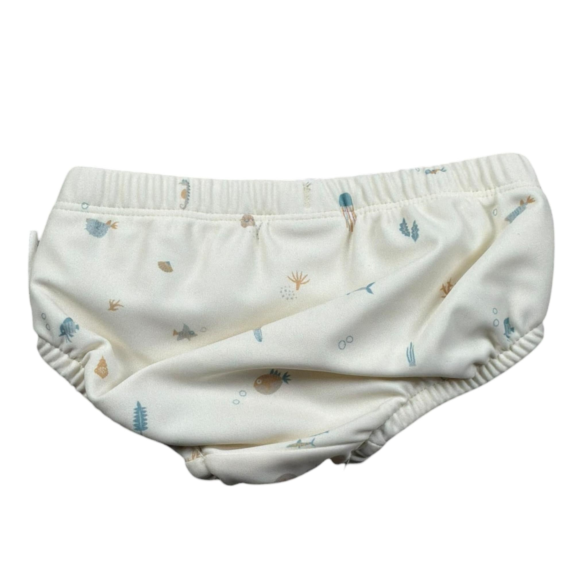 Bamboom+Babies Costume Mutandina Tinta Unita con Stampe per Neonato 720 PANNA BAMBOOM+BABIES 