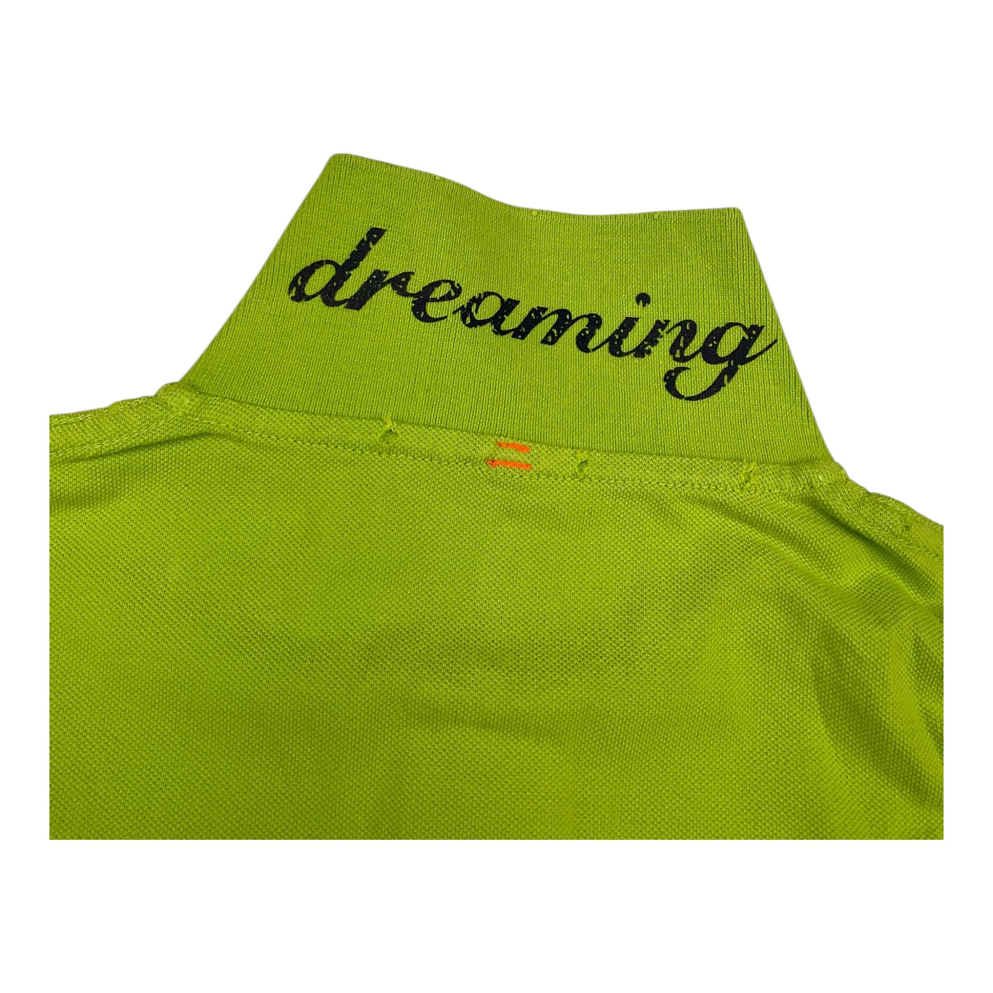 SUN68 polo manica lunga tinta unita Verde per Bambino A40301 VERDE SUN68 