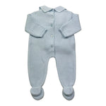 BABIDU set tutina tinta unita-cappello Azzurro per Neonato 12759 AZZURRO BABIDU 