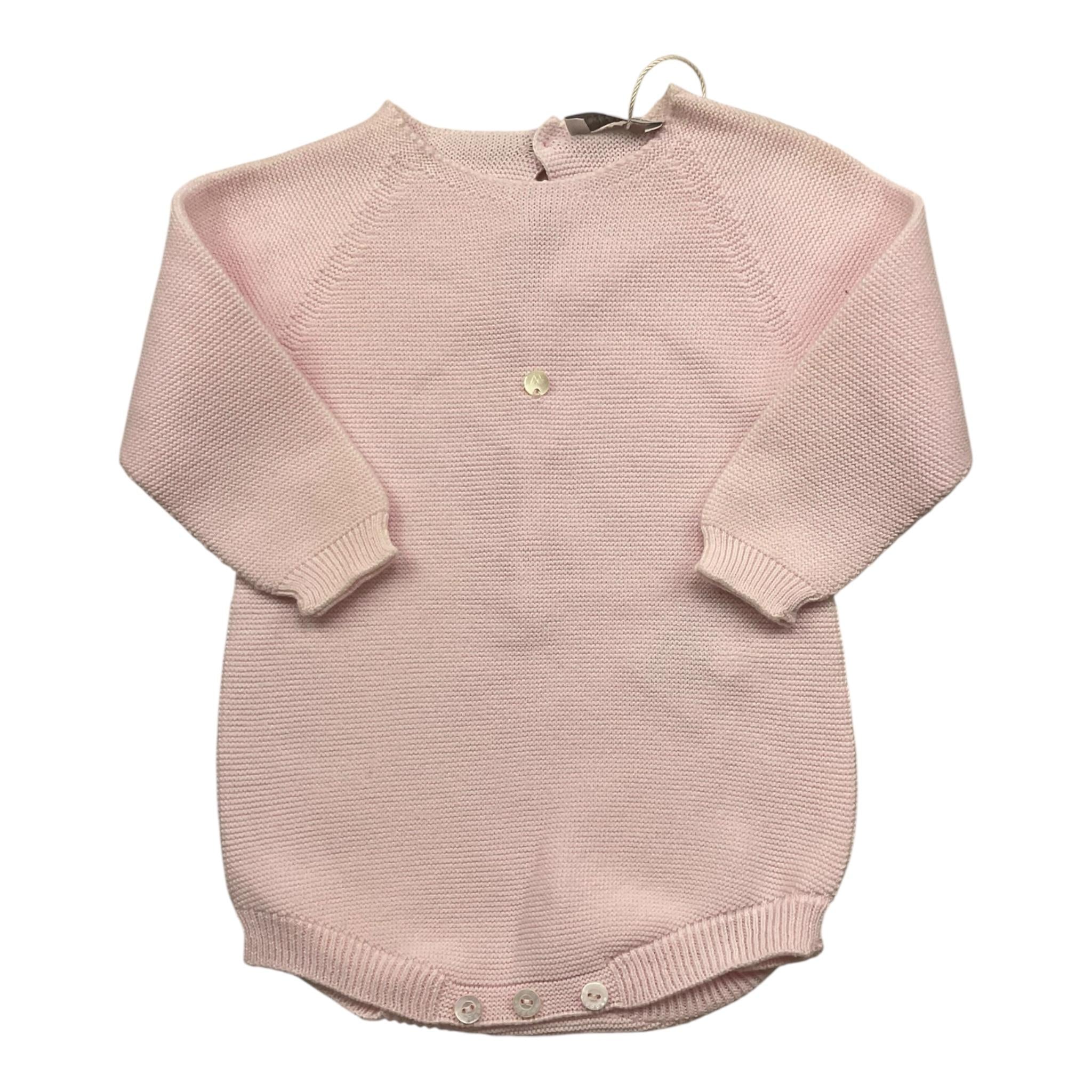 WEDOBLE pagliaccetto tinta unita manica lunga Rosa per Neonata V21033051 ROSA WEDOBLE 