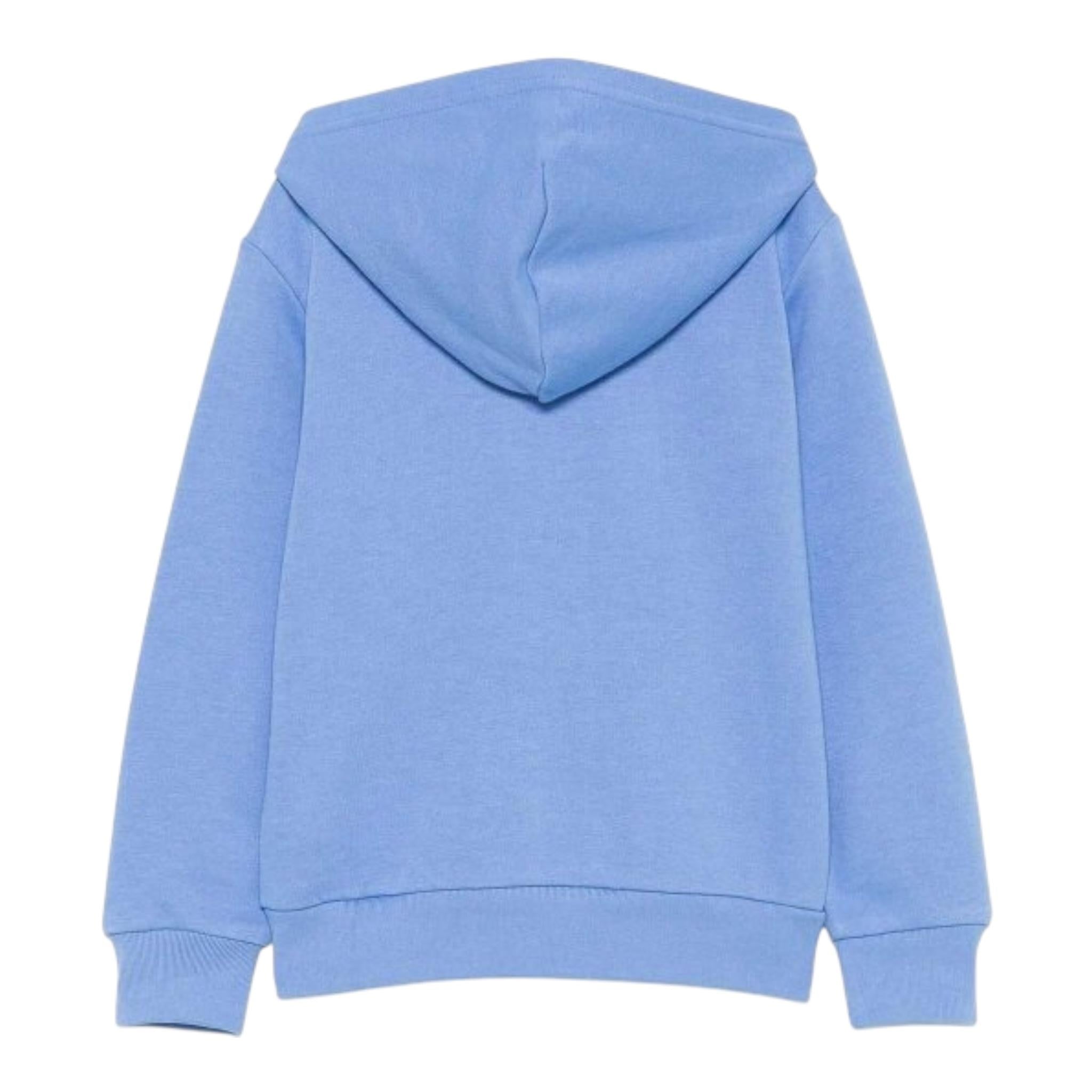 Ralph Lauren Felpa Tinta Unita con Zip E Cappuccio per Bambino 322964134003 AZZURRO RALPH LAUREN 