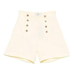 Etro Short Tinta Unita con Bottoni per Bambina GW6B24 PAGLIA ETRO 
