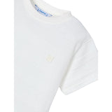 Mayoral T-Shirt In Maglia Girocollo Tinta Unita per Bambino 3028X BIANCO MAYORAL 