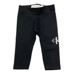 Calvin Klein Leggins Tinta Unita con Elastico In Vita per Neonata IN0IN00081N NERO CALVIN KLEIN 