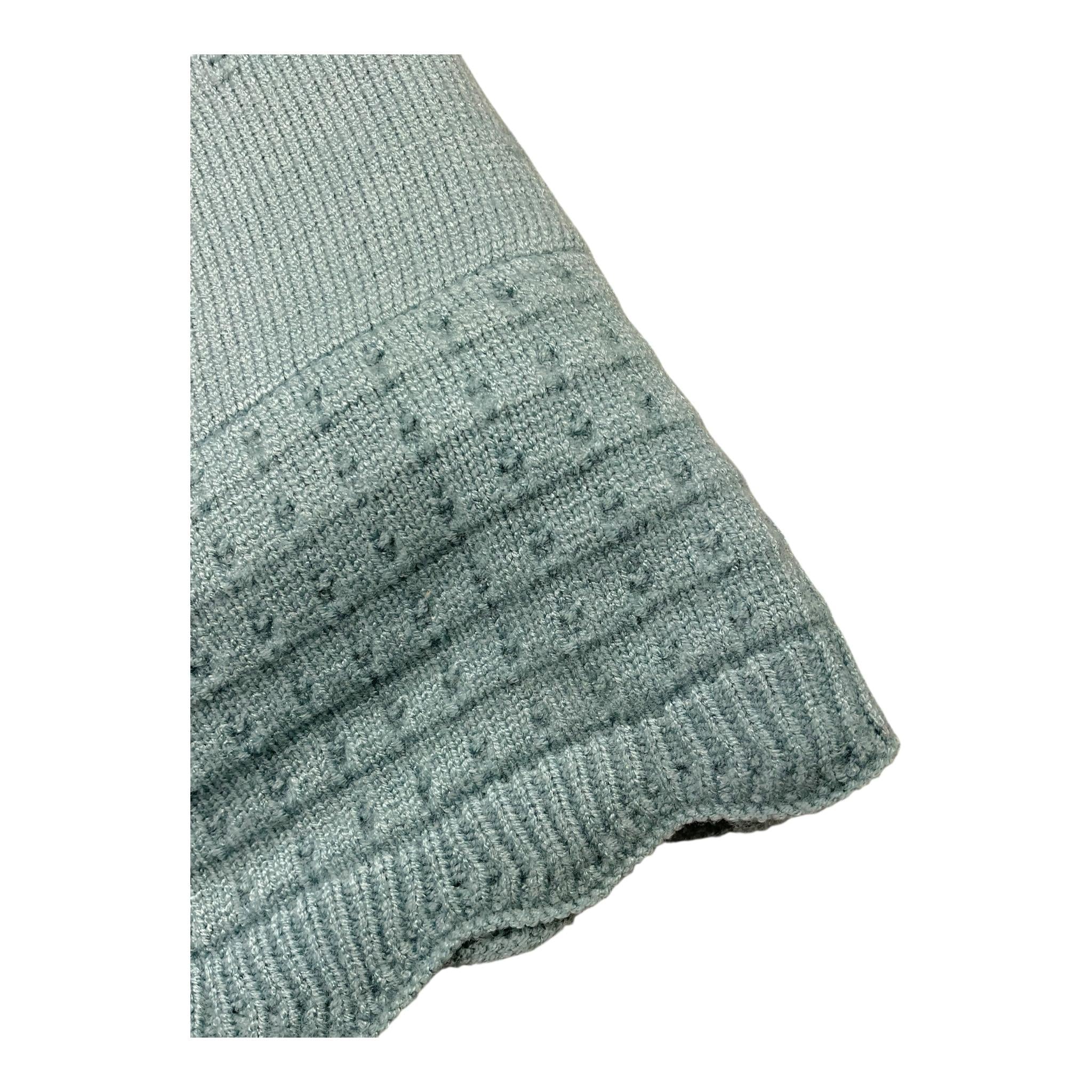 MAYORAL coperta tinta unita con logo Verde acqua per Neonato 9477 VERDE ACQUA MAYORAL 