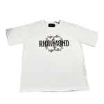John Richmond T-Shirt Girocollo Tinta Unita con Stampa per Bambina RGP26039TS BIANCO JOHN RICHMOND 