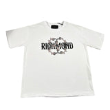 John Richmond T-Shirt Girocollo Tinta Unita con Stampa per Bambina RGP26039TS BIANCO JOHN RICHMOND 