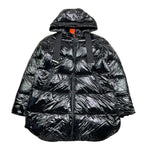 SUNS  giubbino tinta unita con zip e cappuccio Nero per Bambina GBS5360DX NERO SUNS 