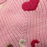 GUESS maglia gircollo tinta unita con ricami Rosa per Bambina K4BR01Z3IC0X ROSA GUESS 