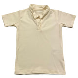 Cucu' Lab Polo Mezza Manica Tinta Unita Panna Per Neonato
