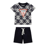 Guess Completo 2 Pezzi T-Shirt-Bermuda  per Neonato I5GG01K8HM4 BLU GUESS 