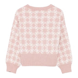 GUESS maglia girocollo tinta unita con stampe in contrasto Rosa per Bambina J4BR04Z3K10 ROSA GUESS 