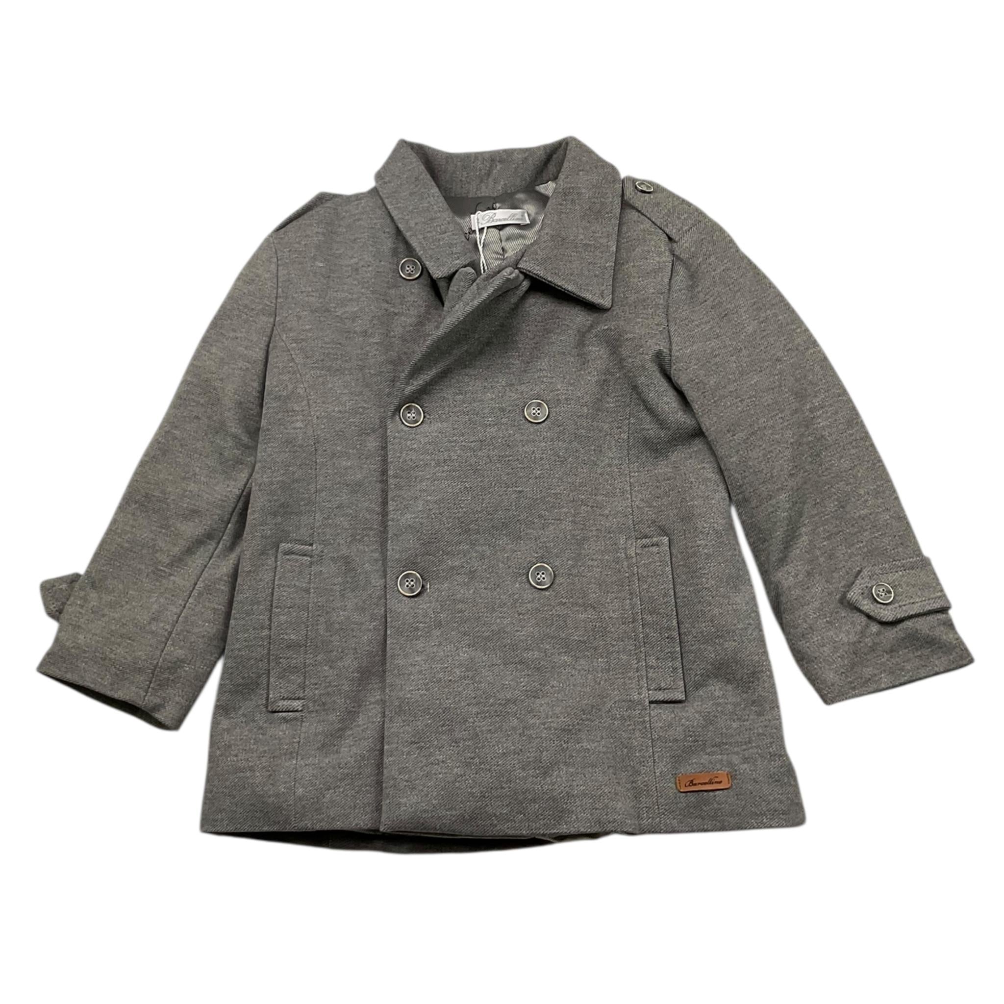 BARCELLINO cappotto tinta unita doppiopetto Grigio per Neonato 4410 GRIGIO BARCELLINO 