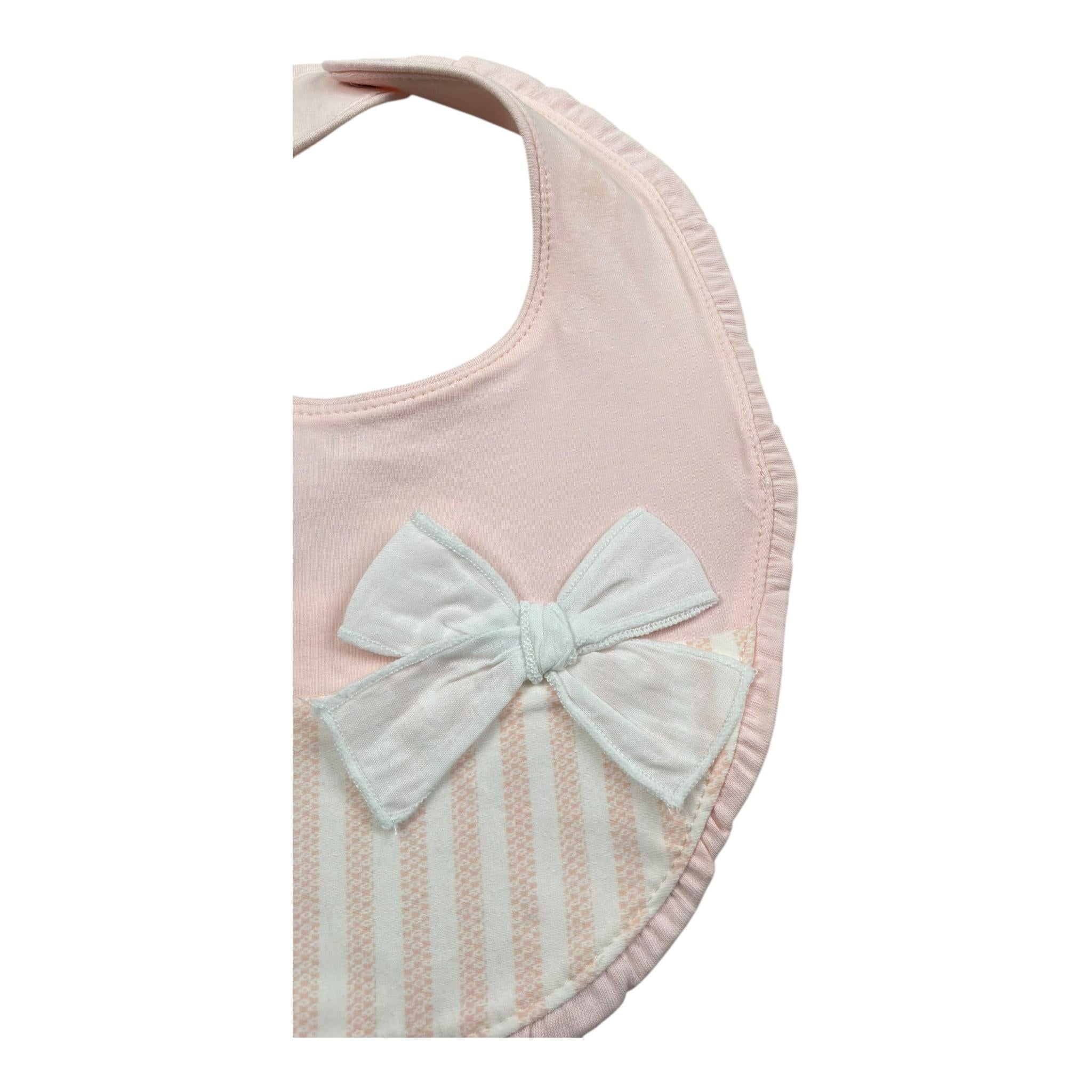 Mayoral Bavetta Tinta Unita con Fiocco per Neonata 9905 ROSA MAYORAL 