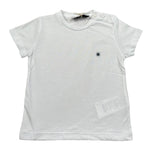 Manuel Ritz T-Shirt Girocollo Tinta Unita con Logo per Neonato MR3120NX BIANCO MANUEL RITZ 