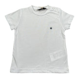 Manuel Ritz T-Shirt Girocollo Tinta Unita con Logo per Neonato MR3120NX BIANCO MANUEL RITZ 