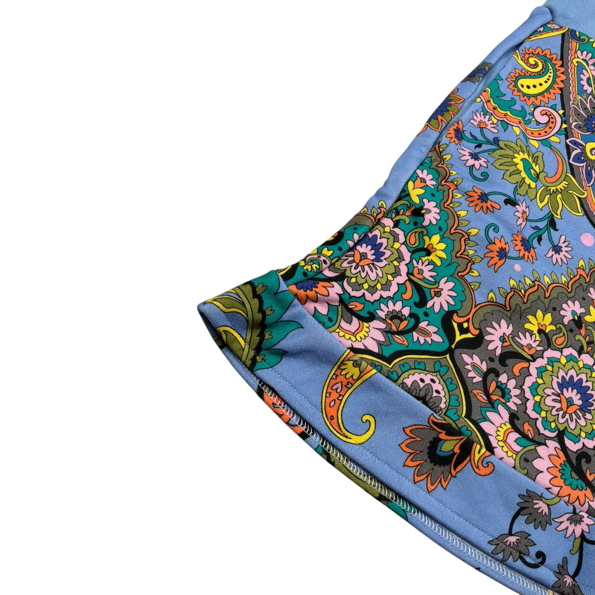 Etro Short Tinta Unita Stampa Fantasia per Bambina GW6B09 AZZURRO ETRO 