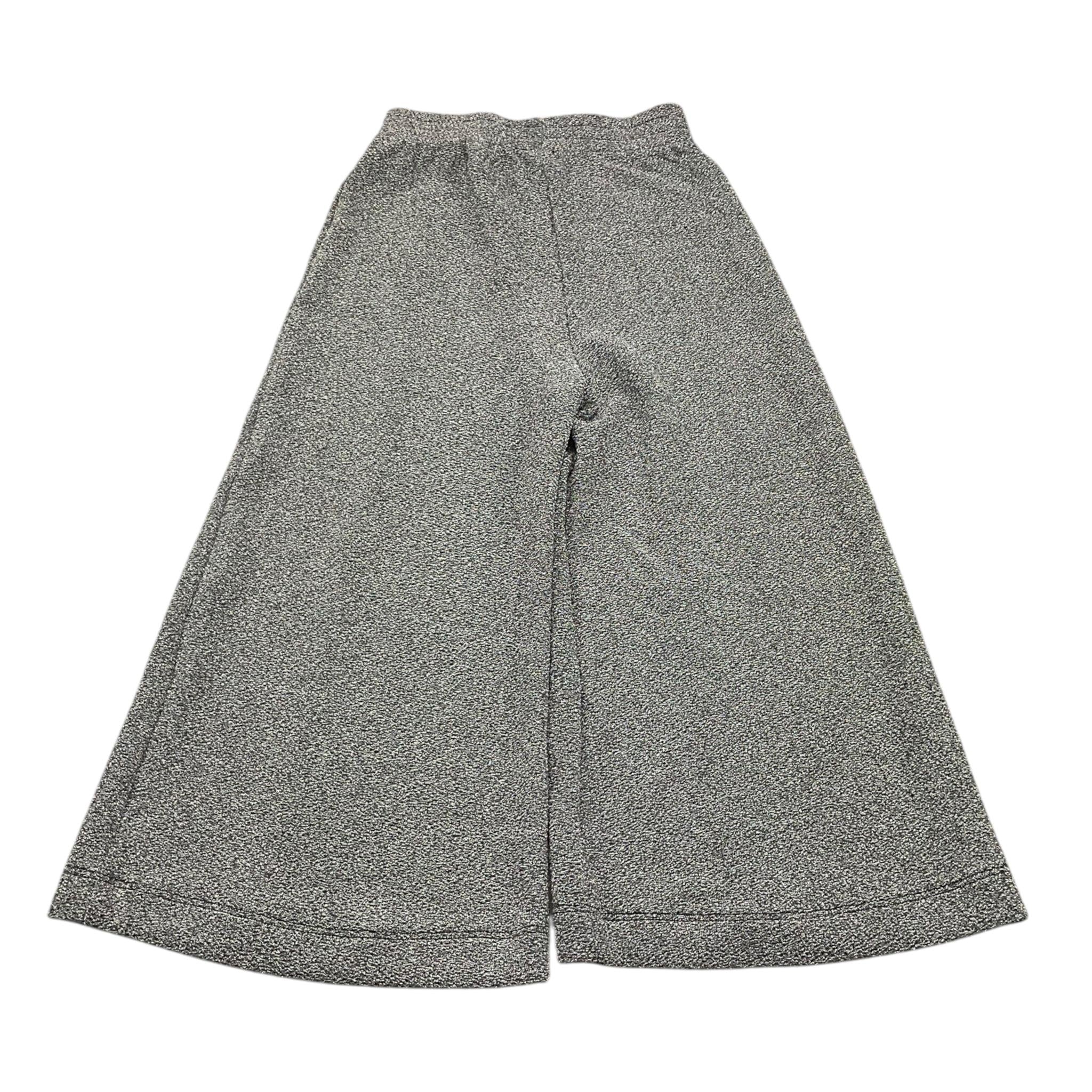 CAFFE' D'ORZO pantalone tinta unita lurex modello a palazzo Argento per Bambina ZV6A40 ARGENTO CAFFE' D'ORZO 