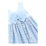 Angel'S Face Abito Tinta Unita Giromanica Traforato per Bambina CORELLA TURCHESE ANGEL'S FACE 