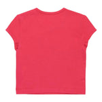 Diesel T-Shirt Girocollo Tinta Unita con Logo per Bambina J01830X FUXIA DIESEL 