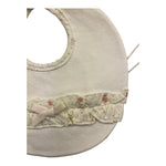 NINNAOH bavetta tinta unita con stampa Panna per Neonata I2476BA PANNA NINNAOH 