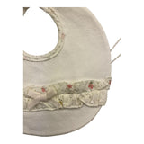 NINNAOH bavetta tinta unita con stampa Panna per Neonata I2476BA PANNA NINNAOH 