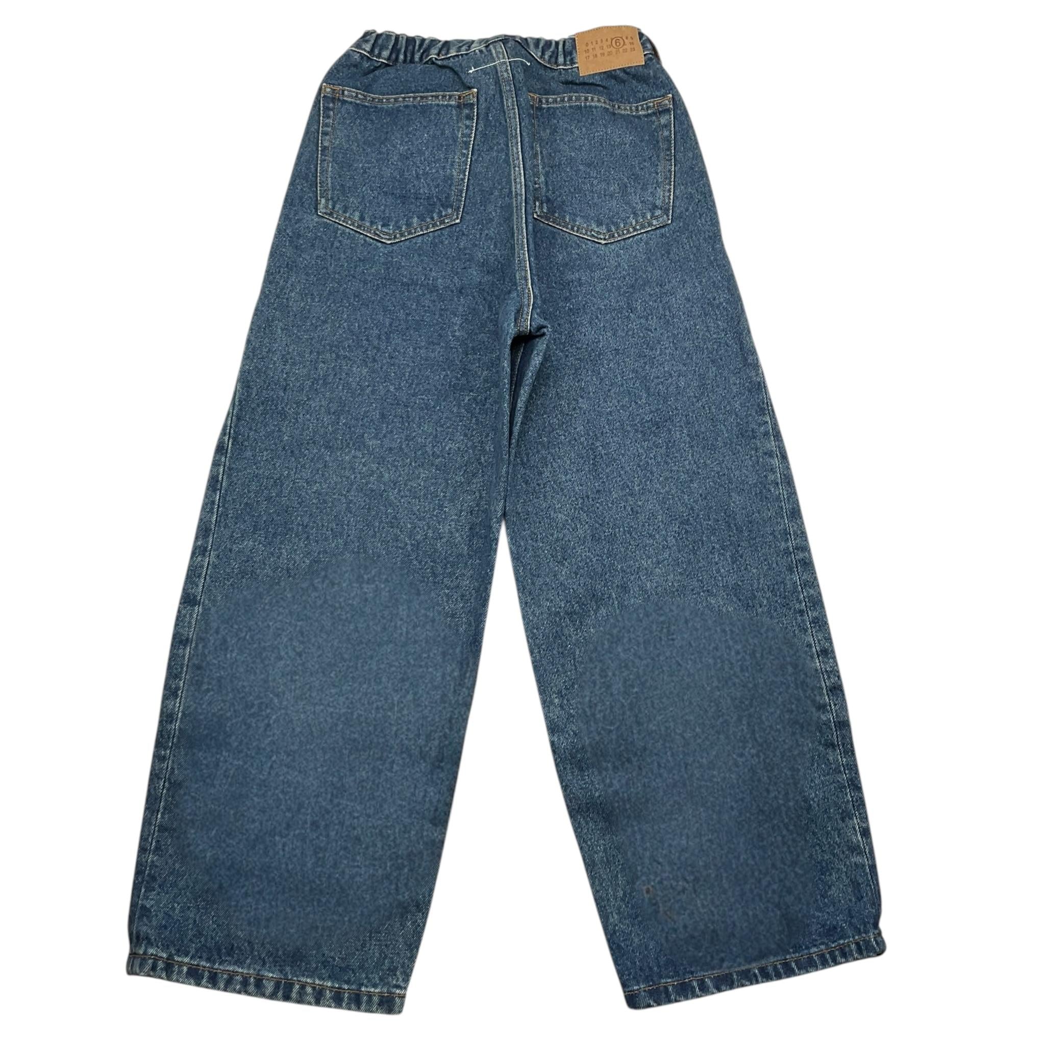 MAISON MARGIELA pantalone tinta unita cn elastico in vita Blu per Bambina M60053 BLU MAISON MARGIELA 