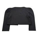 Please Giacca Tinta Unita per Bambina LG02042G49 NERO PLEASE 