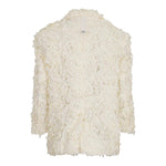 Dou Dou Giacca Tinta Unita con Applicazioni per Bambina DW2A34X PANNA DOU DOU 