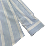 Mai'S Kids Camicia Tinta Unita con Fantasia A Righe per Bambino CAMICIAC BIANCO/AZZURRO MAI'S KIDS 