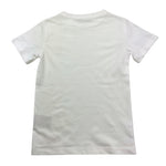 TRUSSARDI t-shirt girocoll tinta unita con stampa in contrasto Bianco per Bambino TBA25081TS BIANCO TRUSSARDI 